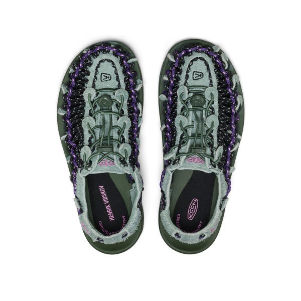 All Gender UNEEK Leather Henrik Vibskov Sneaker  |  Green Spring