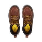 Men's Cincinnati 6 Waterproof 90?? Heel Boot (Soft Toe) | Tuscan Red/Sandshell