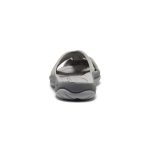 Women's Bali Leather Slide Sandal | Lily Pad/Steel Grey