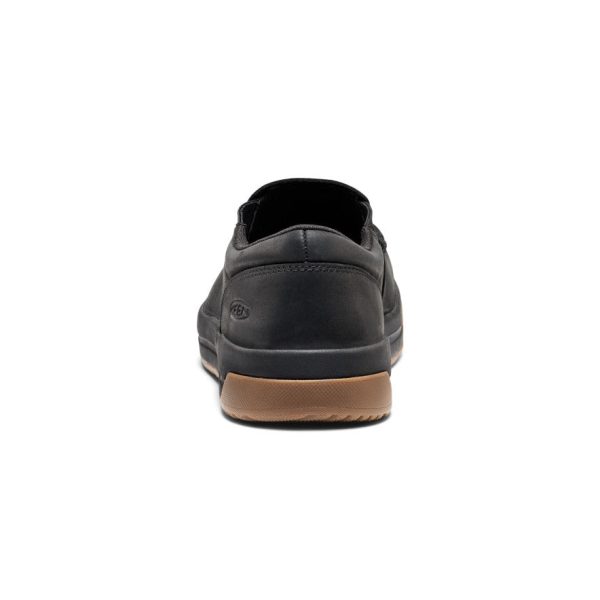 Men's Gibson Slip-On Work Shoe (Carbon Toe)  |  Black/Gum