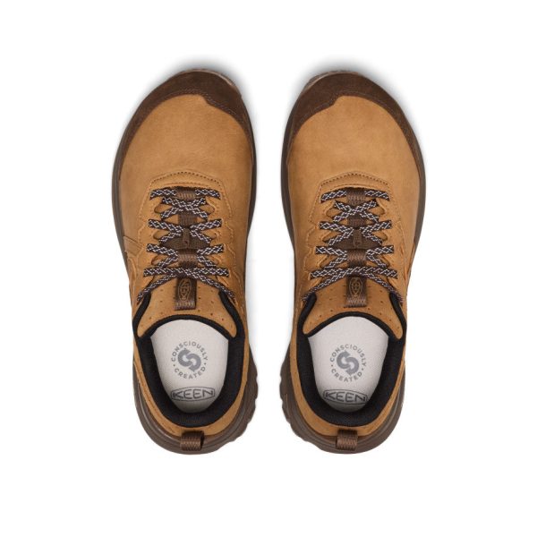 Men's Roam Leather Trail Running Shoe | Chipmunk/Dark Earth