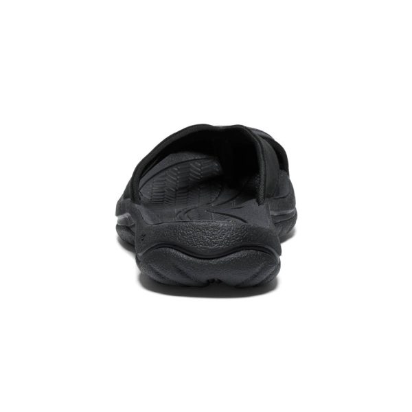 Women's Waimea Leather Flip-Flop | Black/Black
