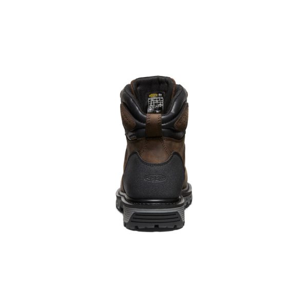 Men's CSA Camden 6 Waterproof Boot (Carbon Toe) | Dark Earth/Black