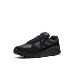 Men's KM2 Leather Jogger  |  Black/Black