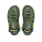 Big Kids' HyperFLT Clog | Bronze Green/Orange Peel