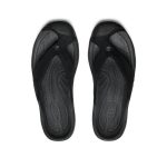 Men's Waimea Leather Flip-Flop  |  Black/Black