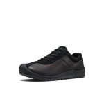 Women's Jasper Decon Leather Sneaker  |  Black/Black