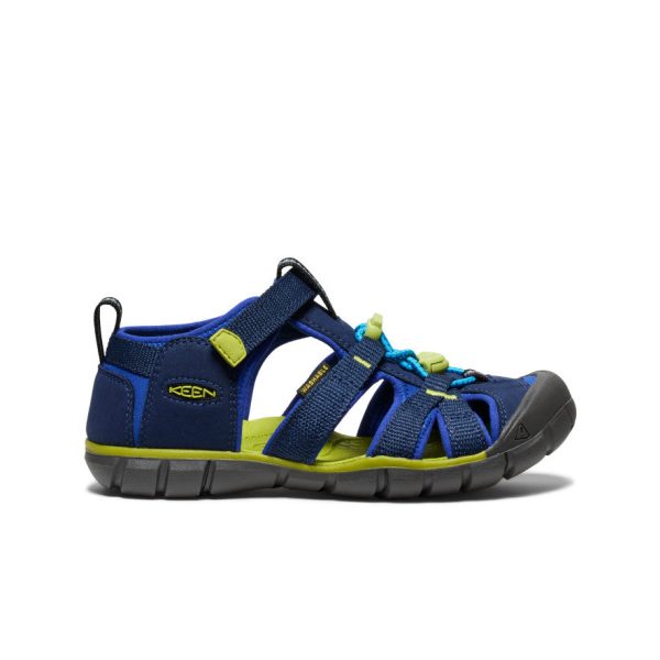 Big Kids' Seacamp II CNX | Naval Academy/Chartreuse
