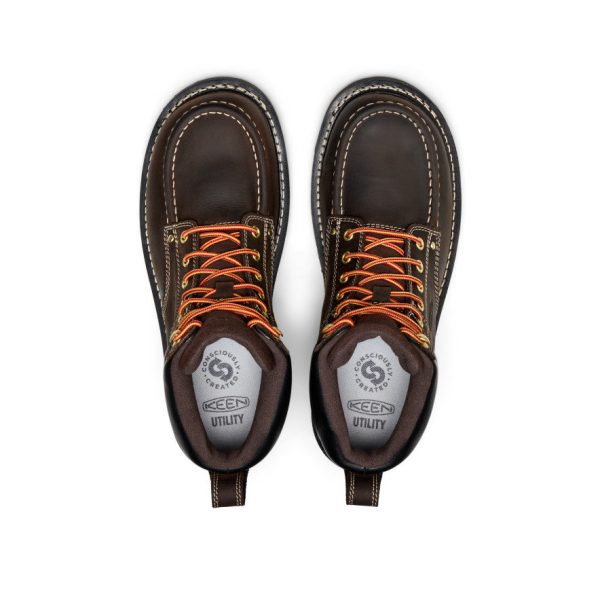 Men's Cincinnati 6 Waterproof 90?? Heel Boot (Carbon Toe) | Coffee Bean/Black